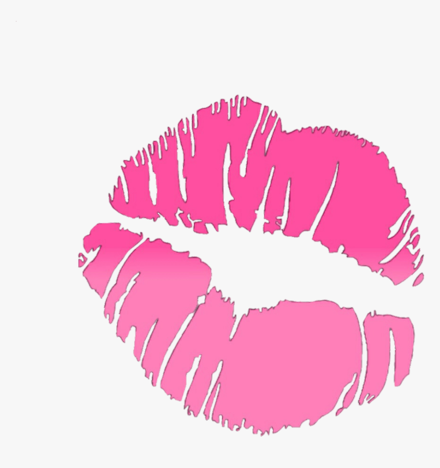 Transparent Woman Lips Png - Kiss Lips Silhouette Png, Png Download