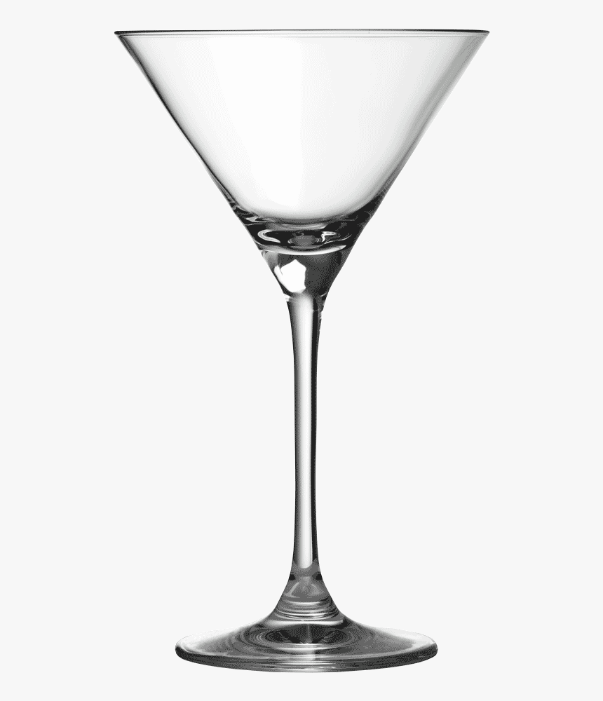 Martini Glass Png - Gold Rim Martini Glasses, Transparent Png