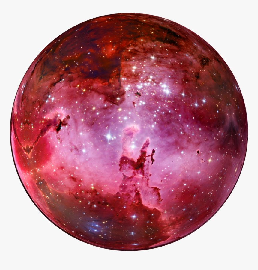 #bola #cristal #esfera - Eagle Nebula, HD Png Download