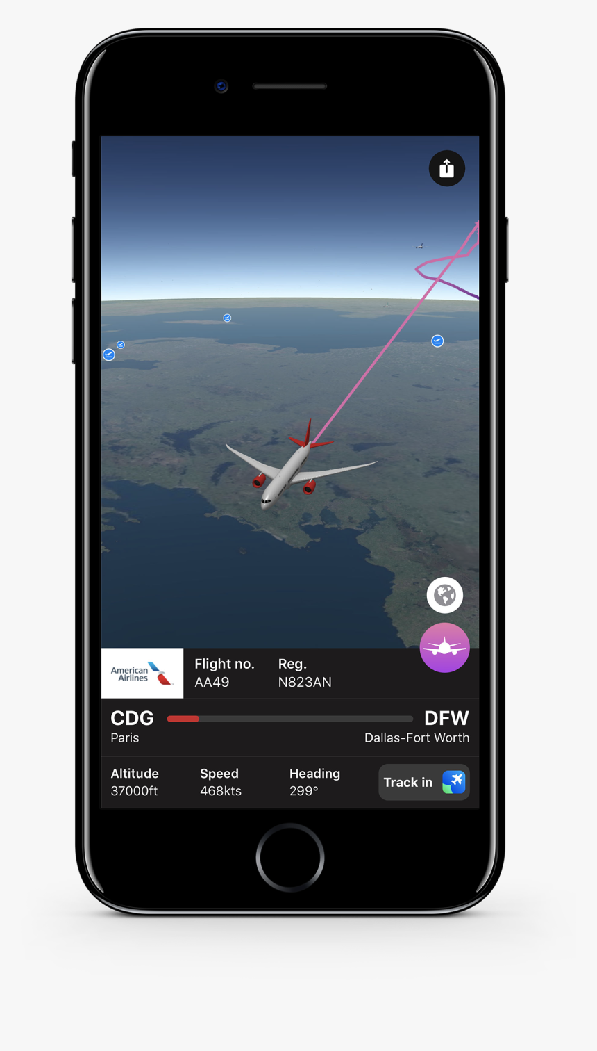 Plane Finder 3d, HD Png Download