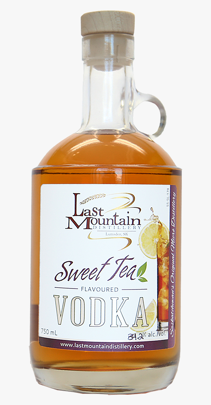 Transparent Vodka Glass Png - Glass Bottle, Png Download
