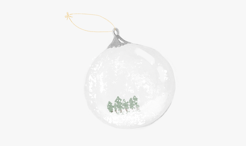 Bola Navidad De Cristal De La Tortuguita Blanca - Locket, HD Png Download