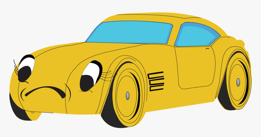 Sad Broken Car - Sad Car Png, Transparent Png , Transparent Png Image - PNGitem