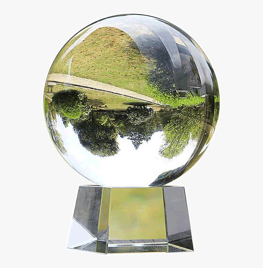 Bola De Cristal Blanco Afortunado Feng Shui Foto De - Crystal Ball, HD Png Download