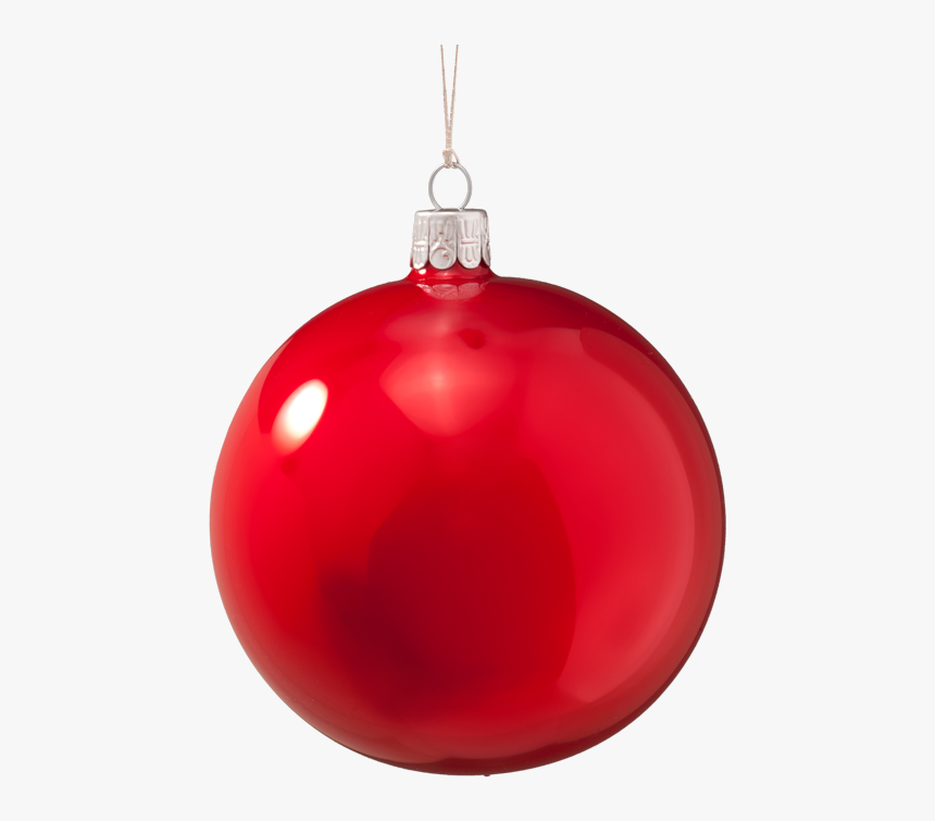 Glass Bauble Opal Red, 10 Cm - Christmas Ornament, HD Png Download