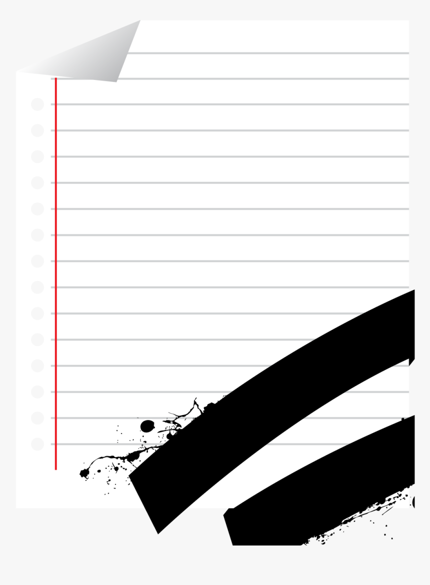 Imagem - Folha De Caderno Render, HD Png Download