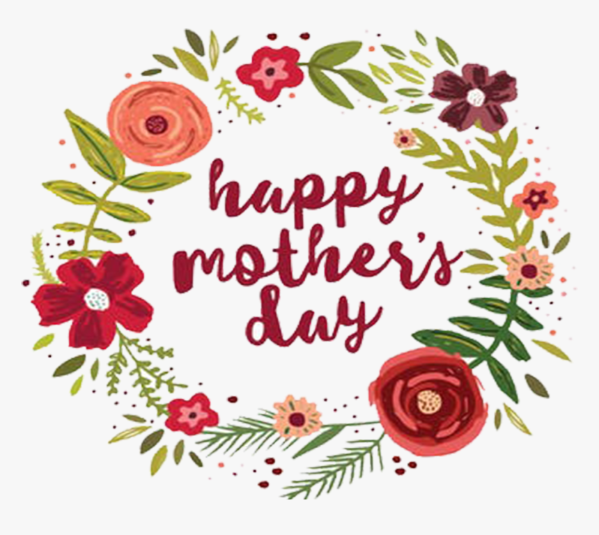 Mothers Day Greetings Png Free Pic - Thank You Floral Png, Transparent Png