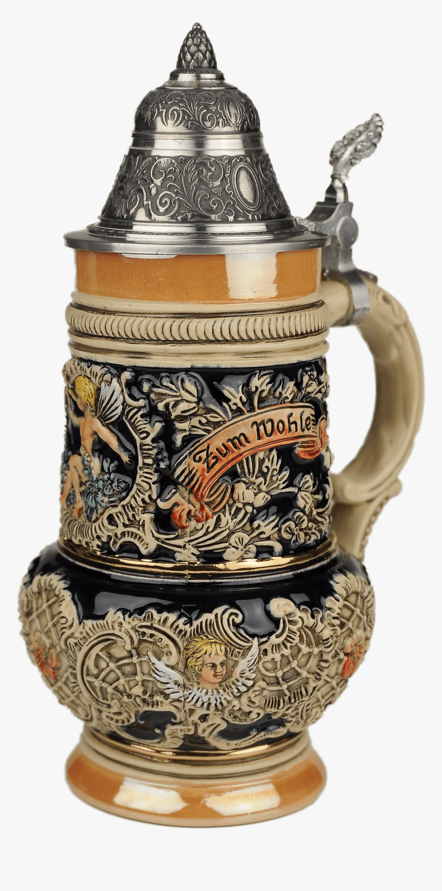 Traditional German Beer Mug - German Steins Made By King, HD Png Download