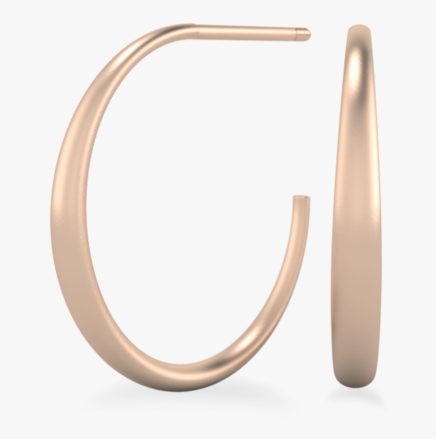 Olive 14kr Petite Hoop Earrings - Bangle, HD Png Download