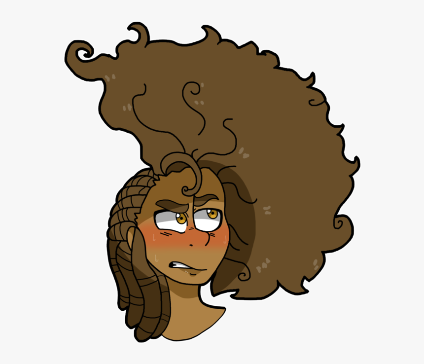 Clip Art Collection Of Free Drawing Natural Hair Transparent
