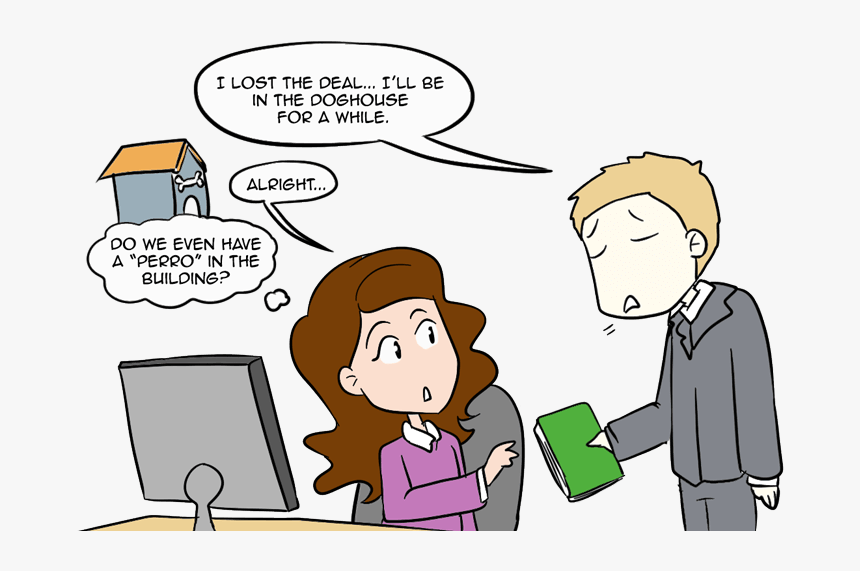 In The Doghouse - Dog House Idiom, HD Png Download