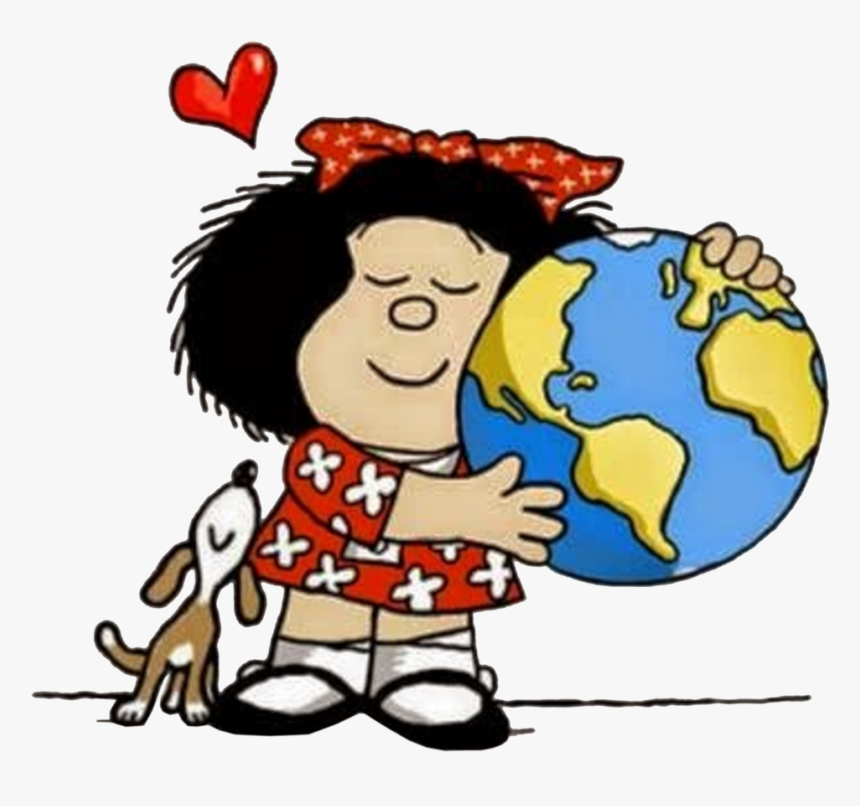 Mafalda Con Un Corazon, HD Png Download