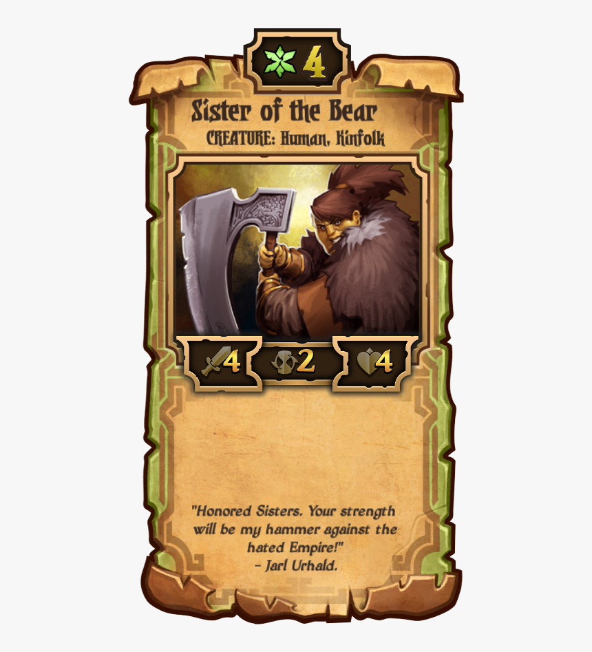 Sister Of The Bear - Callers Bane Card List, HD Png Download