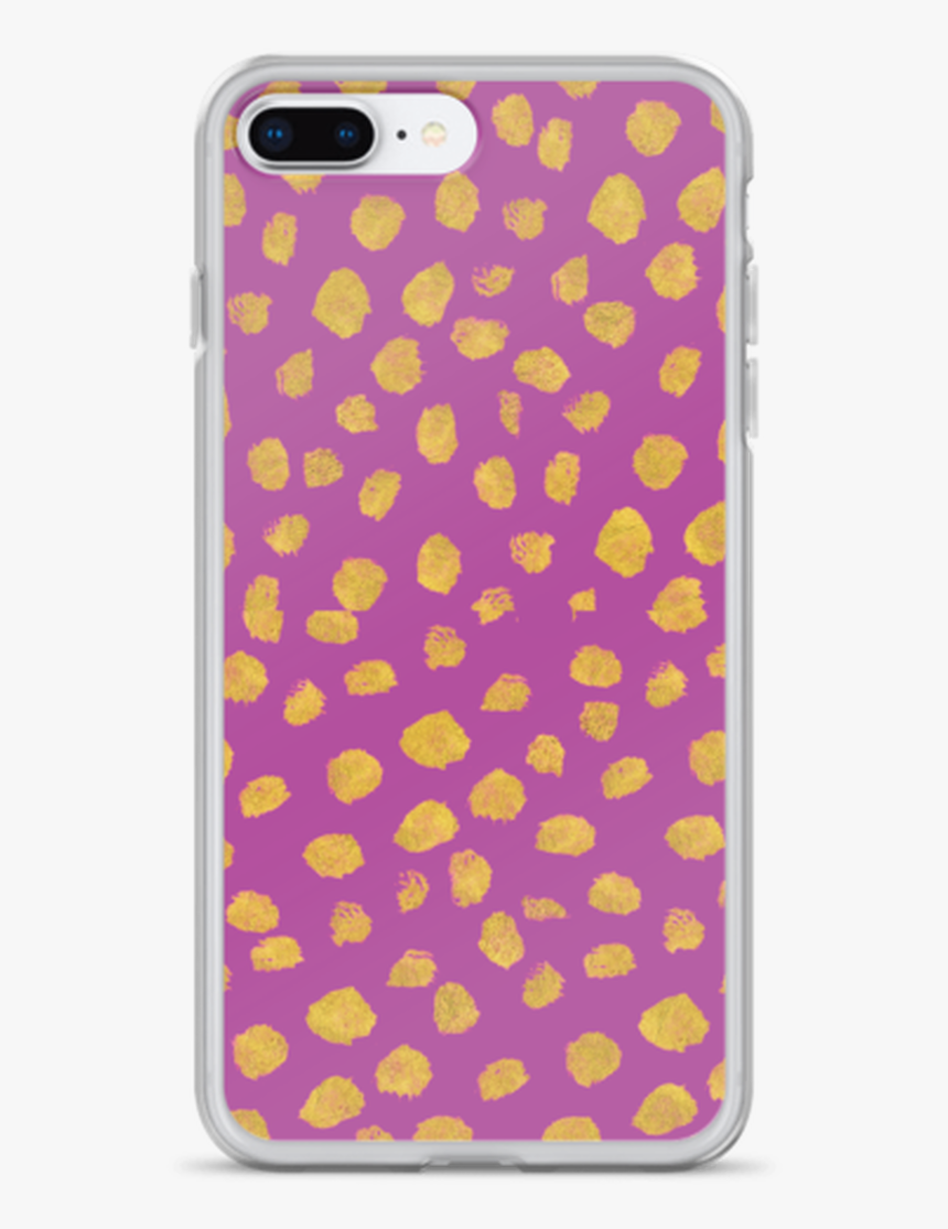 Pink Gold Dots Iphone Case - Mobile Phone Case, HD Png Download