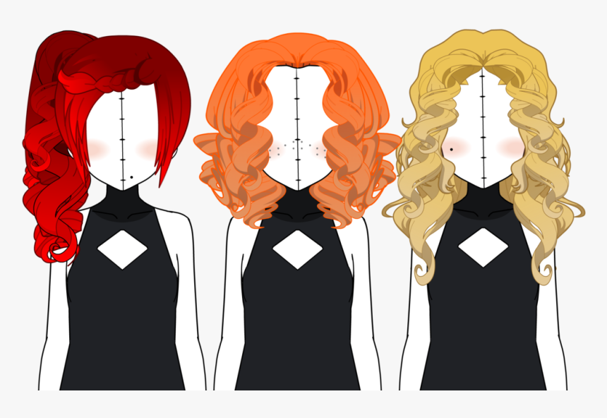 Clip Art Curls Drawing For - Kisekae Curls, HD Png Download