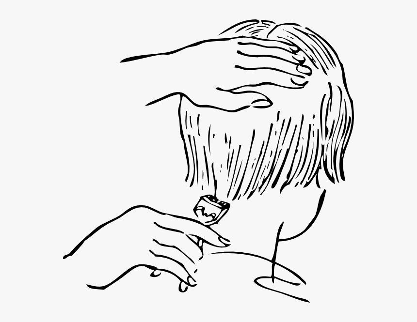 Hair Cutting Clip Art - Find Your Style Of Drawing, HD Png Download