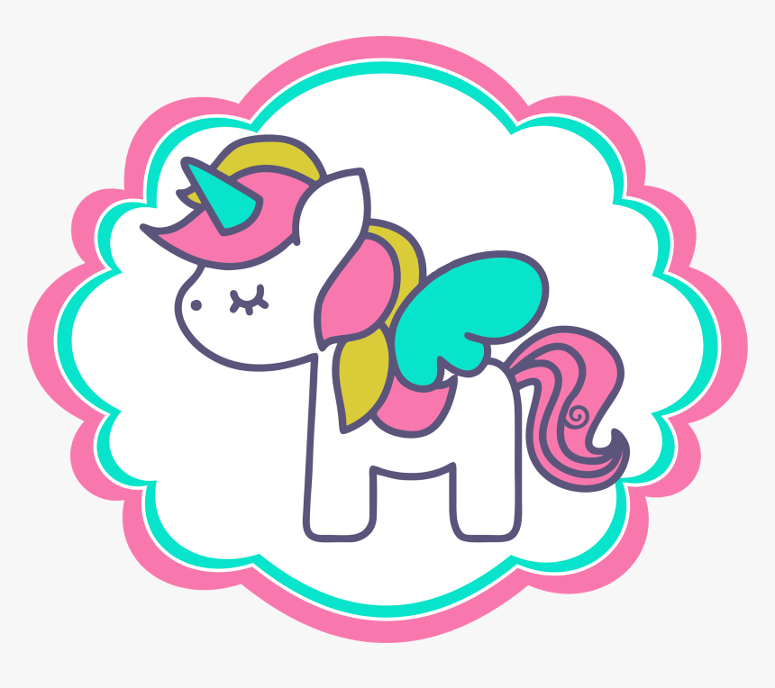 Clipart De Unicornios Para Scrapbook - Unicornios Clipart, HD Png Download