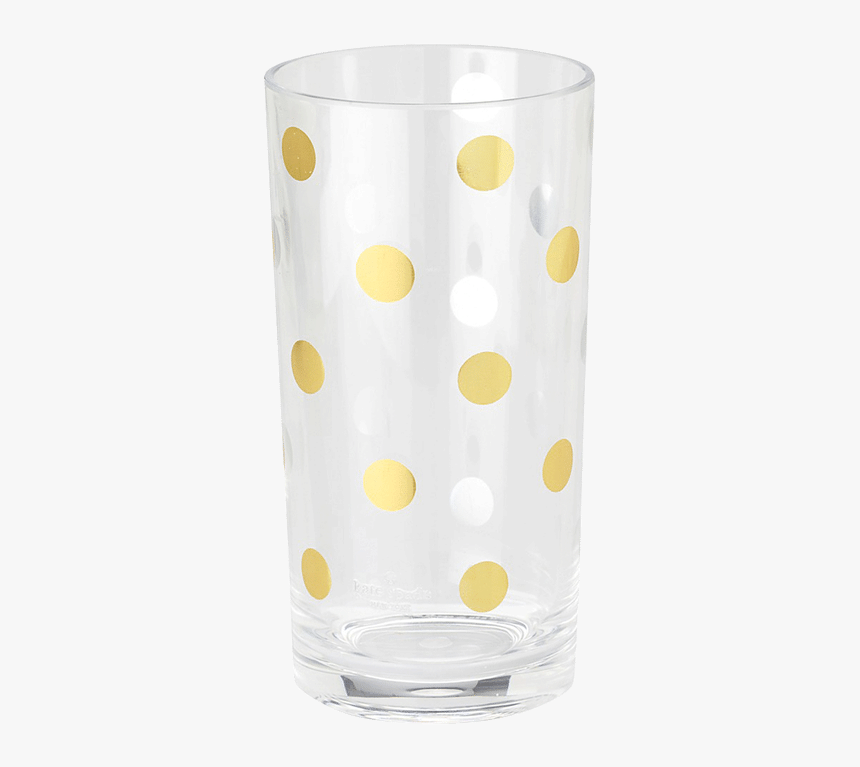 Kate Spade Acrlyic Glass W/ Gold Dots - Pint Glass, HD Png Download
