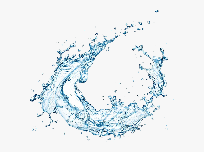 Blue Photography Drop Water Spray Splash Drops Clipart - Transparent Background Water Splash, HD Png Download