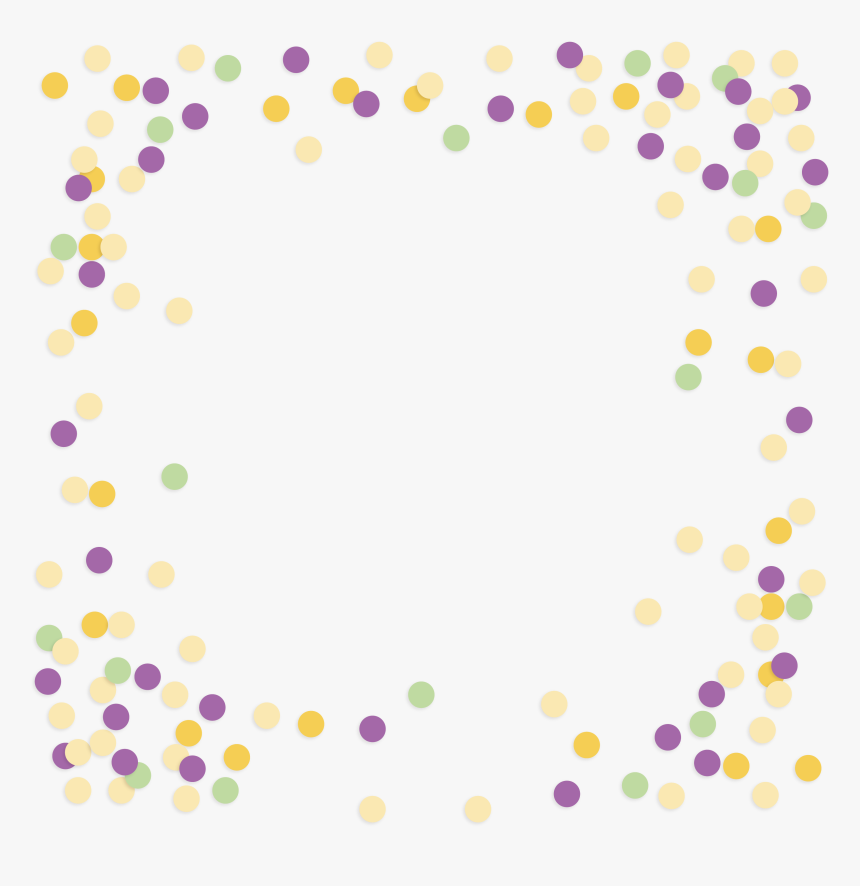 Point Download Pattern Color - Frame Confetti Stock, HD Png Download