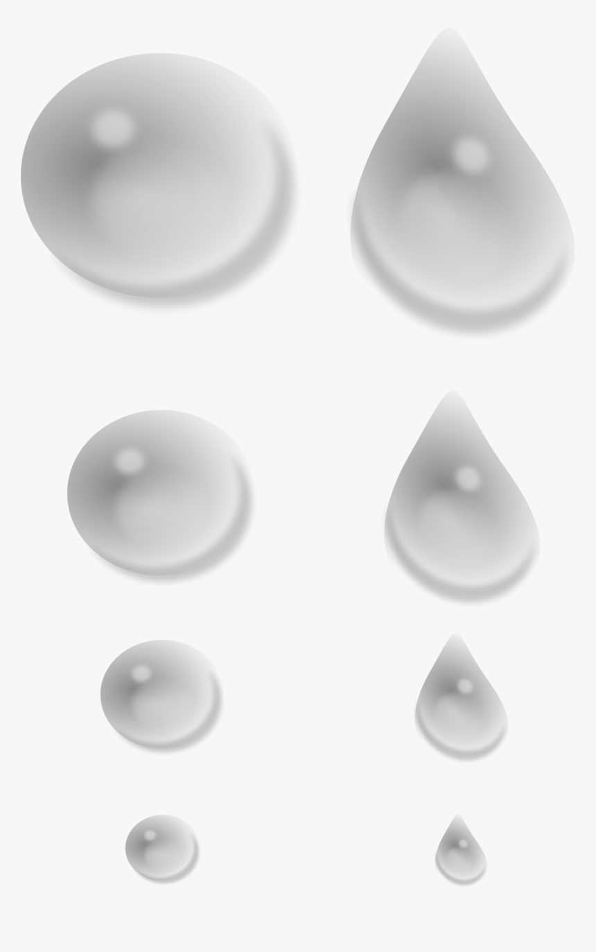 Water Drops Clip Arts - Circle, HD Png Download