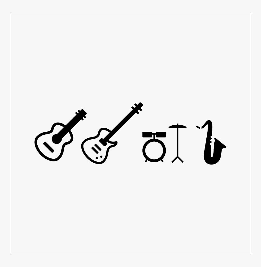 Guitarra Bajo Saxofon - Bass Guitar, HD Png Download