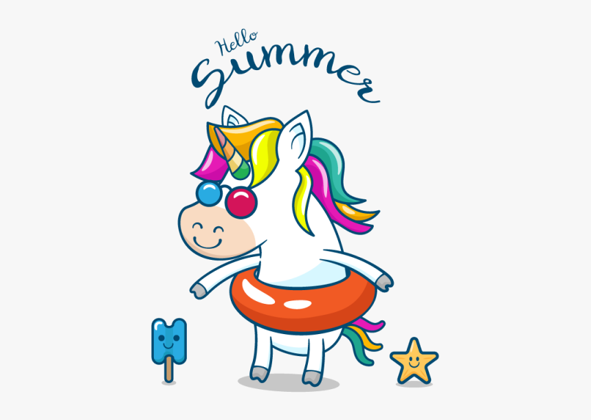 Cute Unicorn Png - Unicórnio Cute Png, Transparent Png