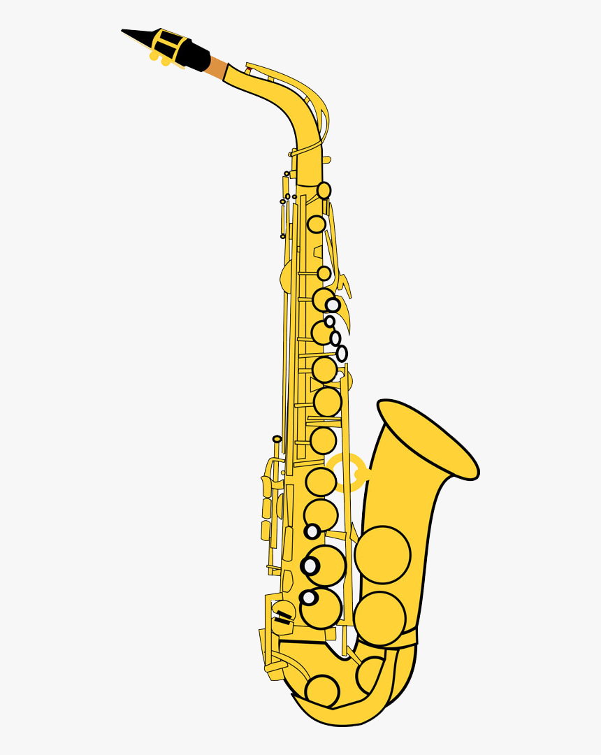 Alto Saxophone Clip Art - Saxophone Clipart, HD Png Download