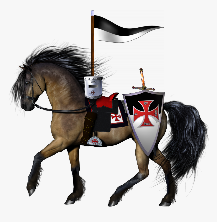 Knight Riding Horse Transparent, HD Png Download