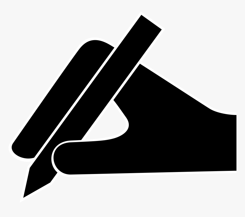 Mano Con Penna - Pen To Paper Clipart, HD Png Download