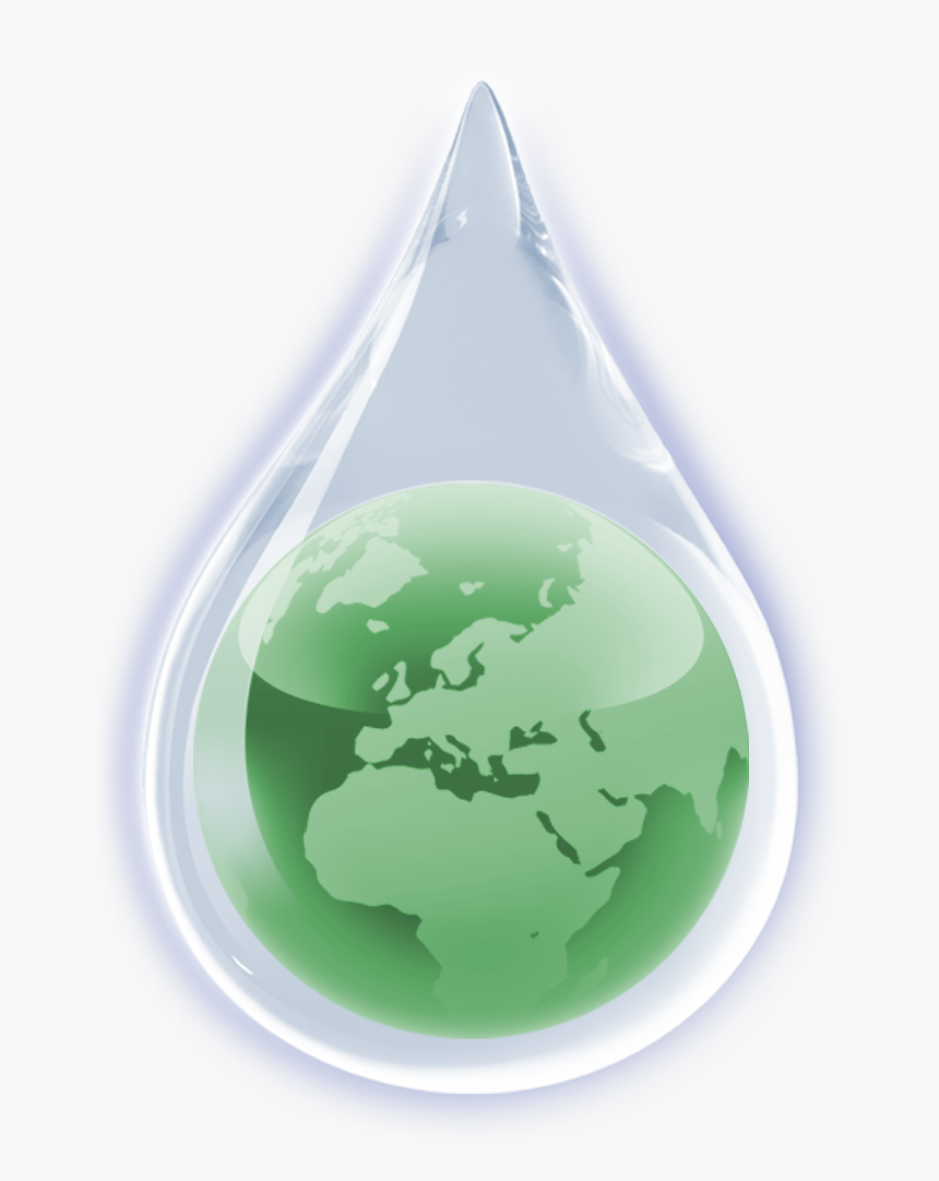 Water Droplets Png - Water Drops Green Png, Transparent Png
