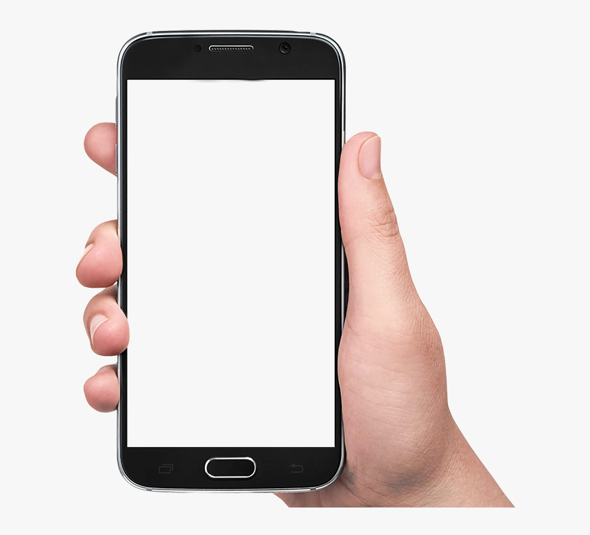 Transparent Subscribe Png Transparent - Transparent Hand Holding Phone, Png Download