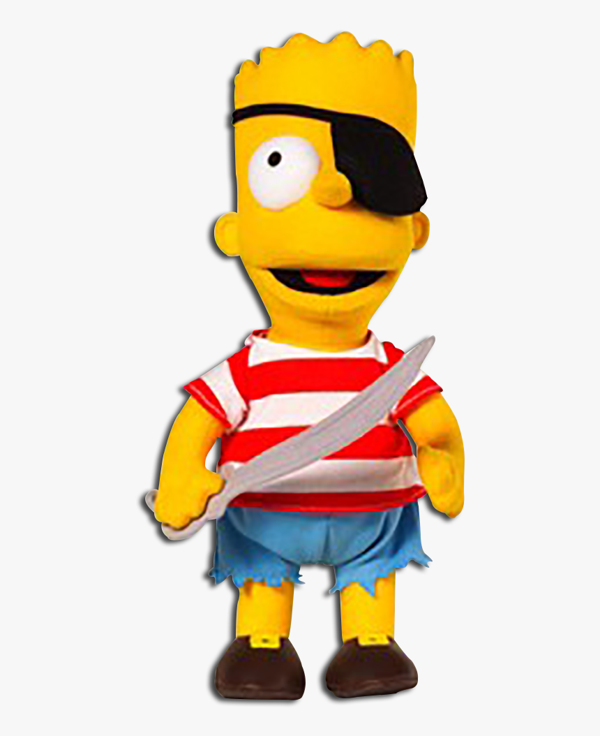 The Simpsons Clipart Halloween - Pirata De Los Simpson, HD Png Download