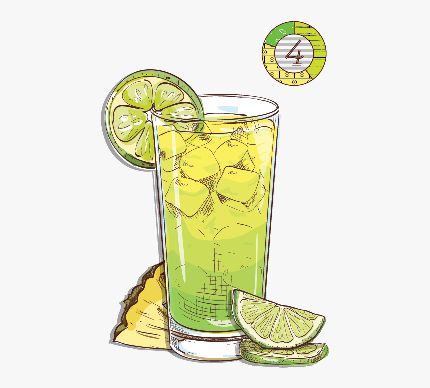 Espirito Xvi Cachaca Pineapple Lime Lemon Cocktail - Lemon Juice, HD Png Download