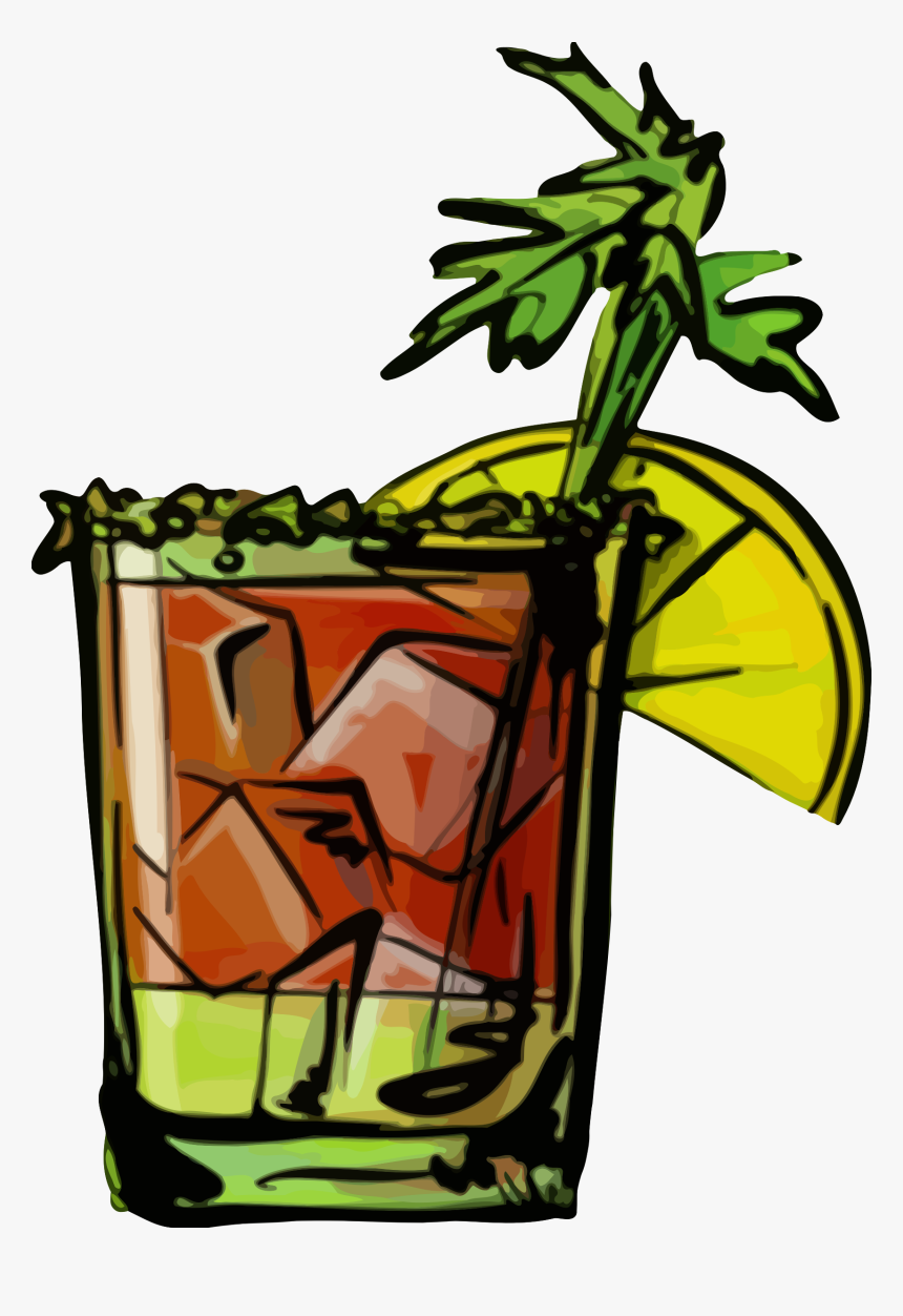 Clip Art Details - Cartoon Bloody Mary Drink, HD Png Download