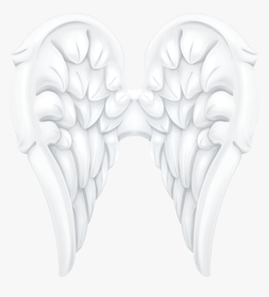 White Angel Wings Clip Art Image - Clip Art, HD Png Download