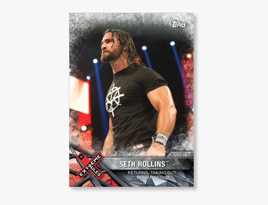 Seth Rollins 2017 Wwe Road To Wrestlemania Base Cards - Action Film, HD Png Download
