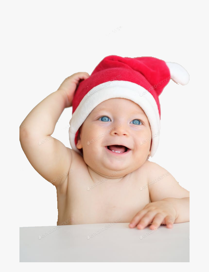 Christmas Baby Png Photo Background - Baby, Transparent Png