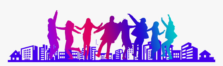 Poster Light Advertising Silhouette - Youth Silhouette Png, Transparent Png