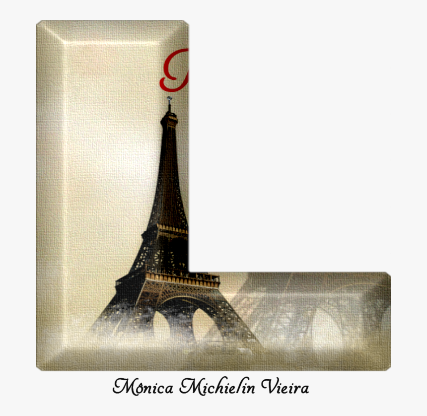 Alfabeto Com Torre Eiffel, HD Png Download