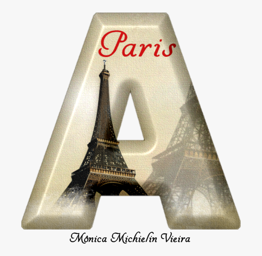Alfabeto Torre Eiffel Paris, HD Png Download