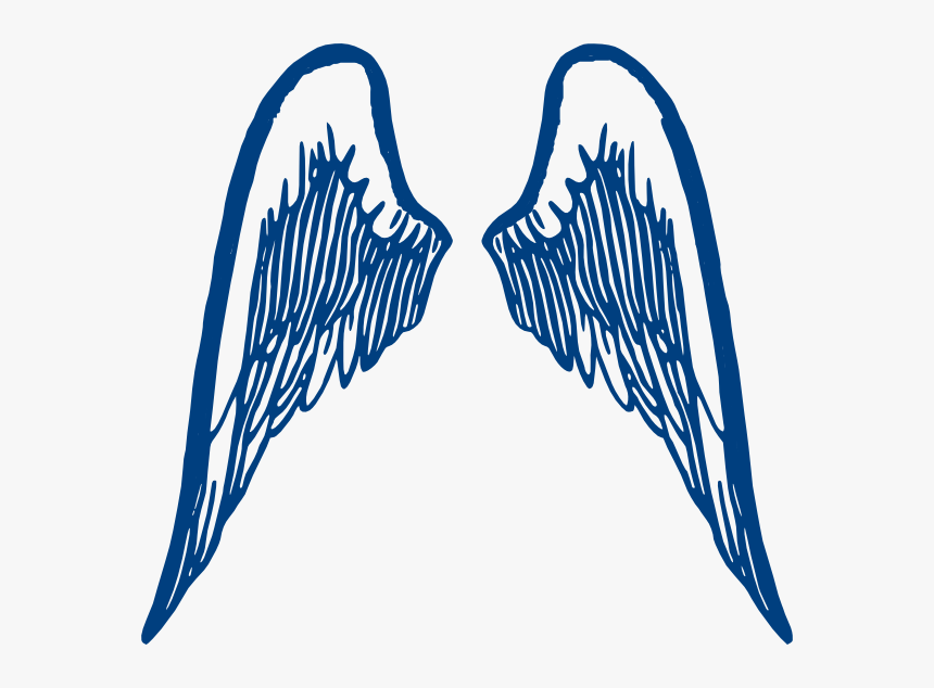 Blue Wings Svg Clip Arts - Angel Wings Clipart Transparent, HD Png Download