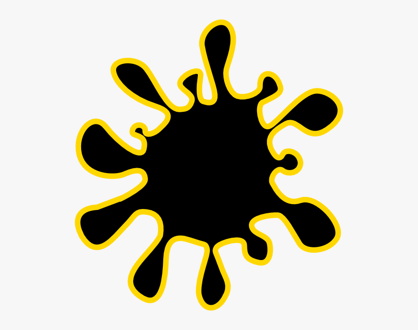 Water Splash Black Gold Logo Svg Clip Arts - Splash Clip Art, HD Png Download