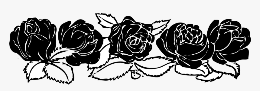 Border, Roses, Decoration, Romance, Romantic, Beautiful, HD Png Download