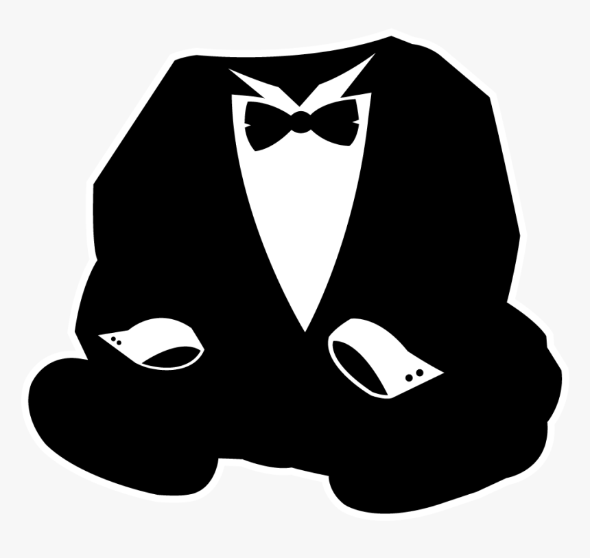 Logo Clip Art Black Product Font - Tuxedo Clipart Logo, HD Png Download