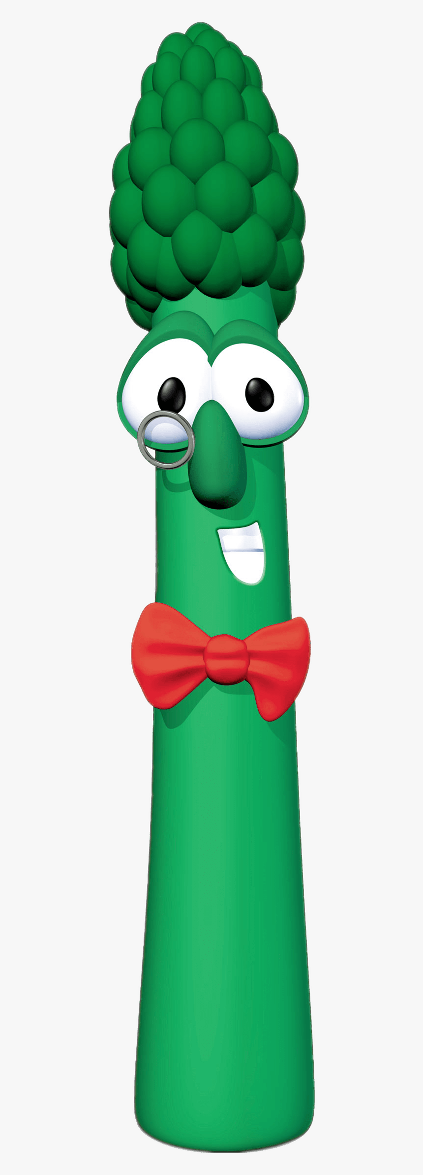 Archibald Asparagus With Red Bow Tie - Archibald Asparagus, HD Png Download
