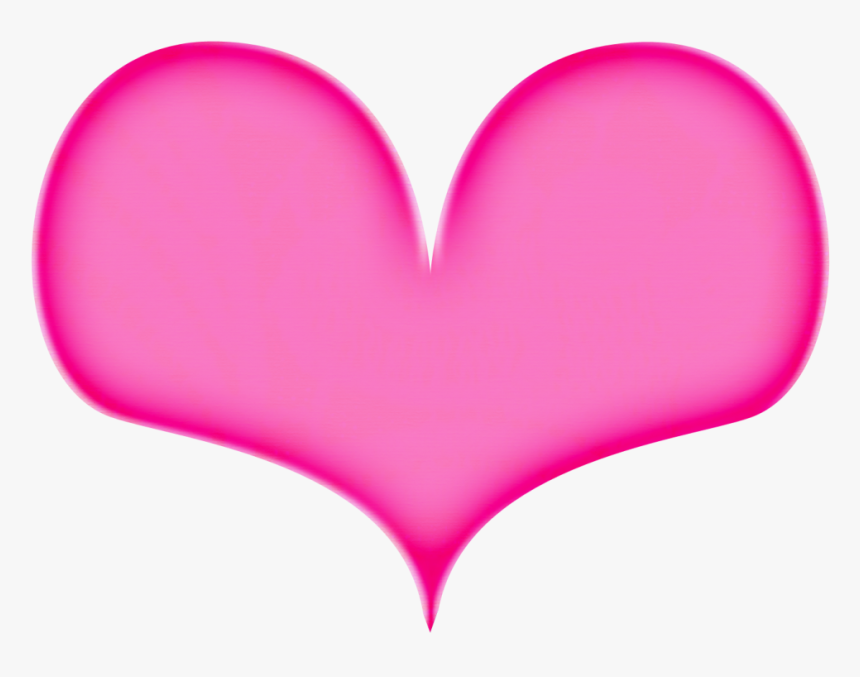 Download Hot Pink Heart Png File 271 - Heart Clipart Transparent Pink, Png Download
