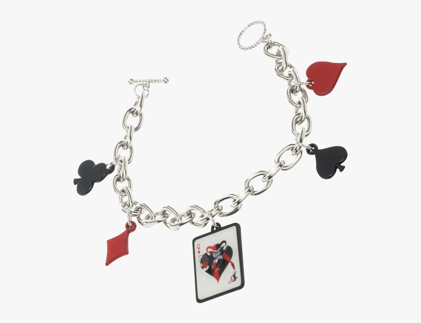 Harley Quinn Charm Bracelet - Chain, HD Png Download