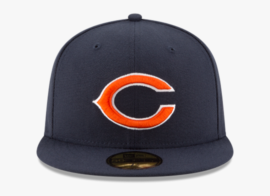 New Era Nfl Chicago Bears Basic 59fifty Navy Fitted - Chicago Bears Transparent Hat, HD Png Download