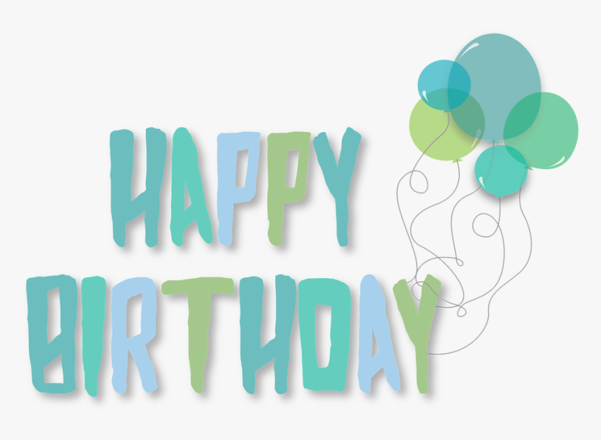 Happy Birthday, Birthday, Party, Balloons, Decorations, HD Png Download